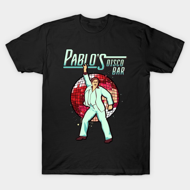 Pablo's Disco Bar T-Shirt by nadzeenadz